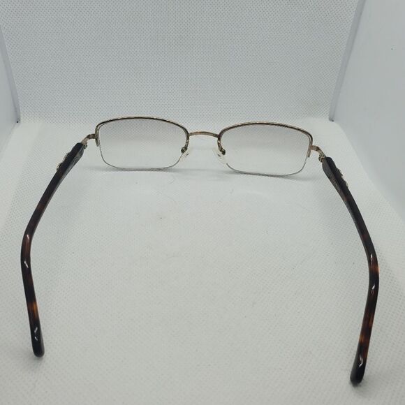Charriol Gold & Brown Tortoiseshell Prescription Glasses Frames - Picture 5 of 10